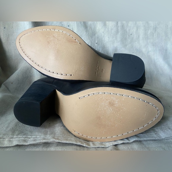 ☕️ NWOT rag & bone Harrow black leather ankle boots women’s size 9/39 ☕️ - Picture 6 of 7